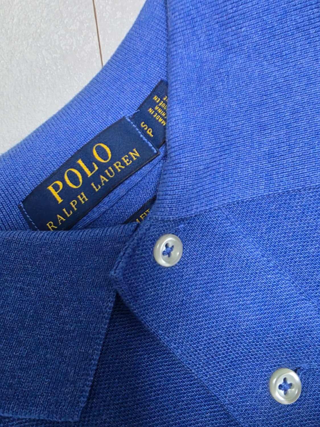 폴로 커스텀 슬림핏 반팔 카라티 S 남성 55 여성66 루즈핏55 상품이미지3