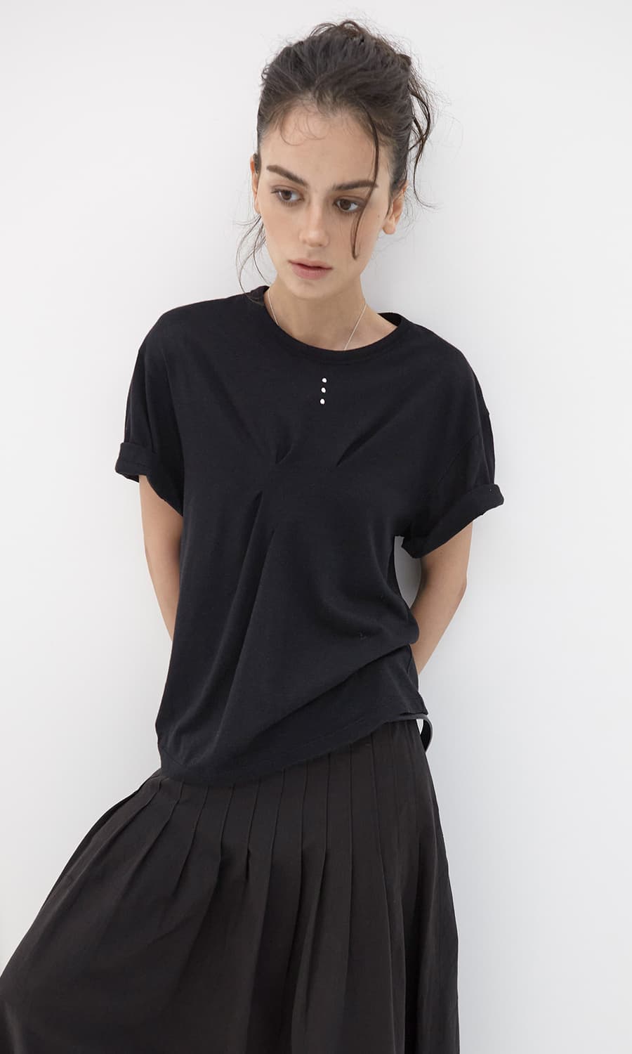 EAN JO 캐시미어 반팔 상품이미지1