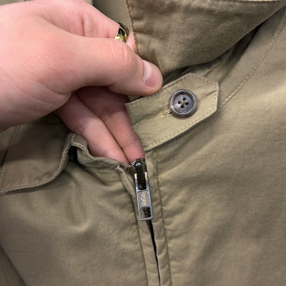 90s 폴로 랄프로렌 라이트 바이스윙 윈드브레이커 진베이지 N684 상품이미지6