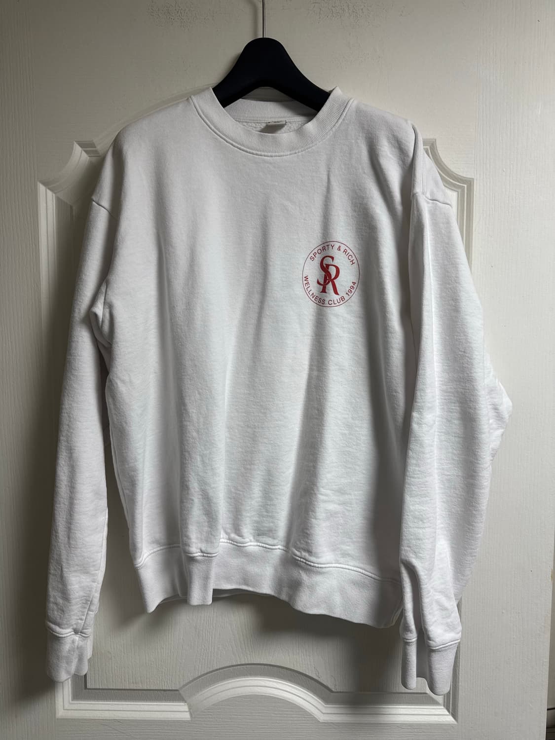 스포티앤리치 기모맨투맨 화이트 s 상품이미지1