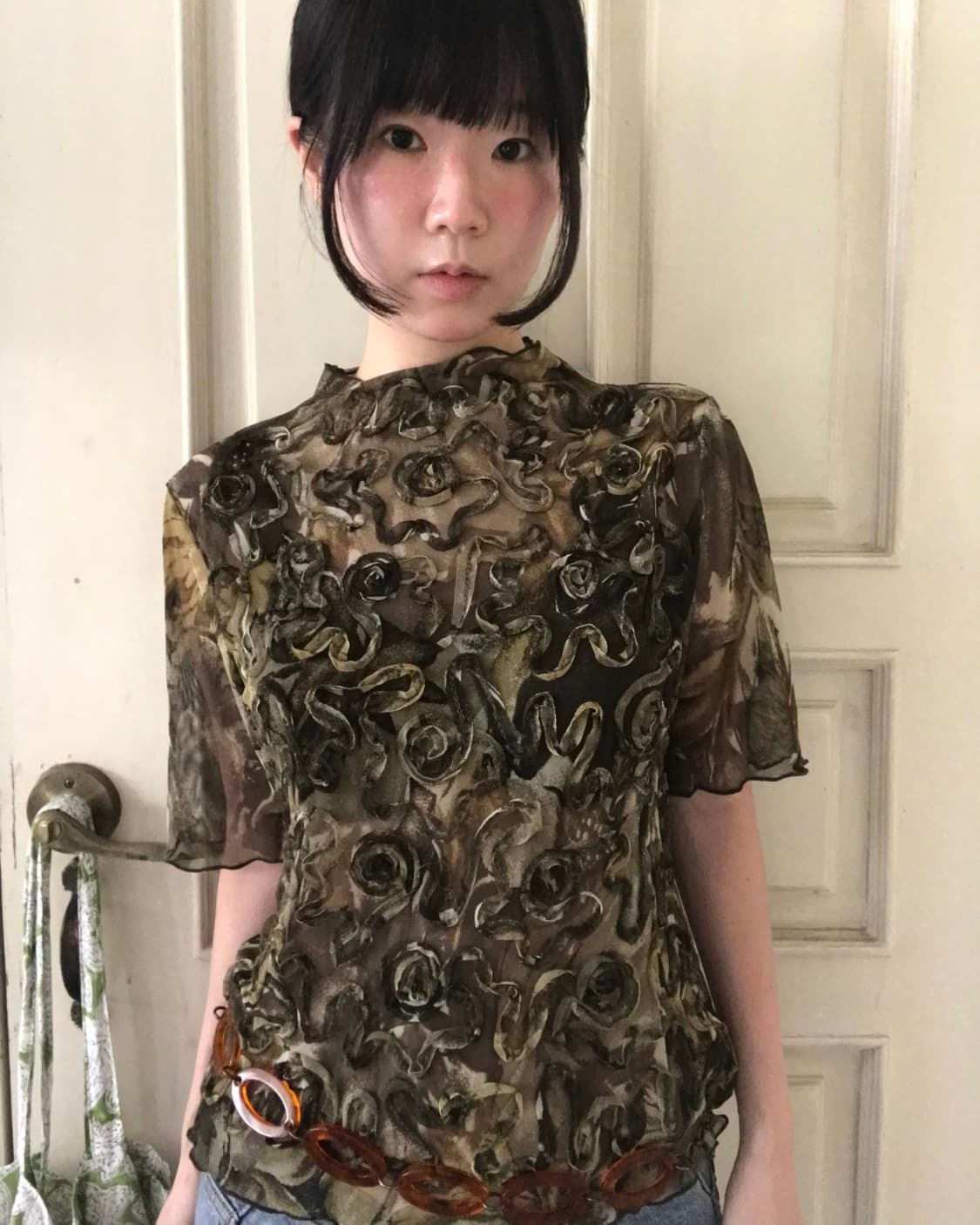  vintage pattern mash top  상품이미지2