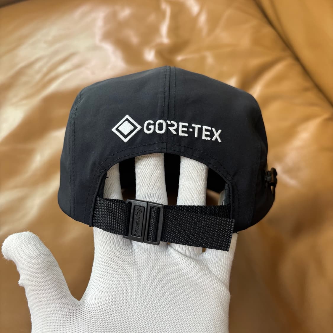 슈프림 캠프캡 모자 박스로고 25fw 고어텍스 블랙 상품이미지8