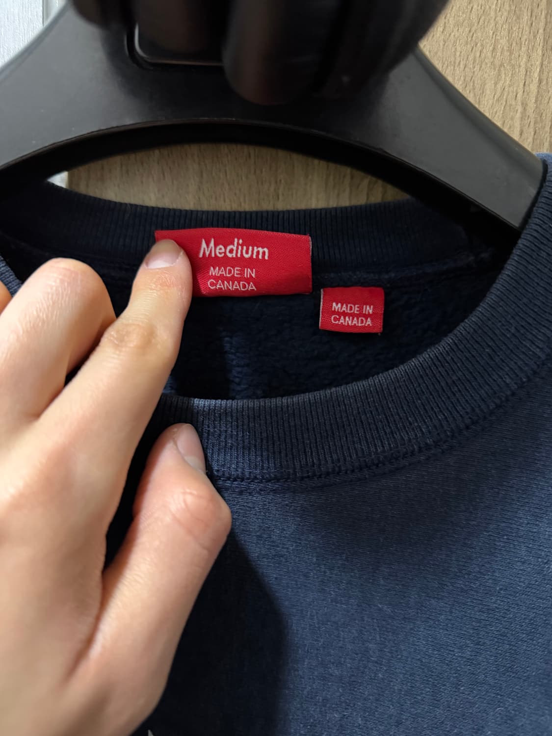 슈프림 [정품] 아크로고 (시세 50만)맨투맨 m(100-103) 상품이미지4