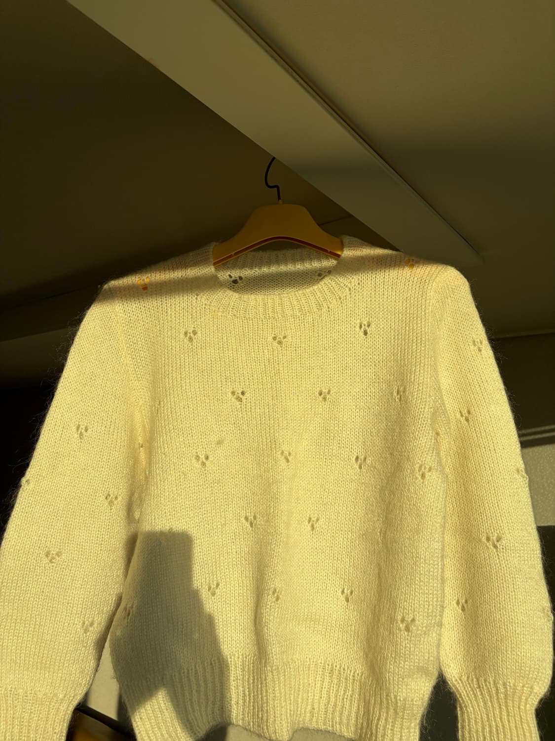 빈티지 니트 앙고라 스타일 펀칭 상품이미지2