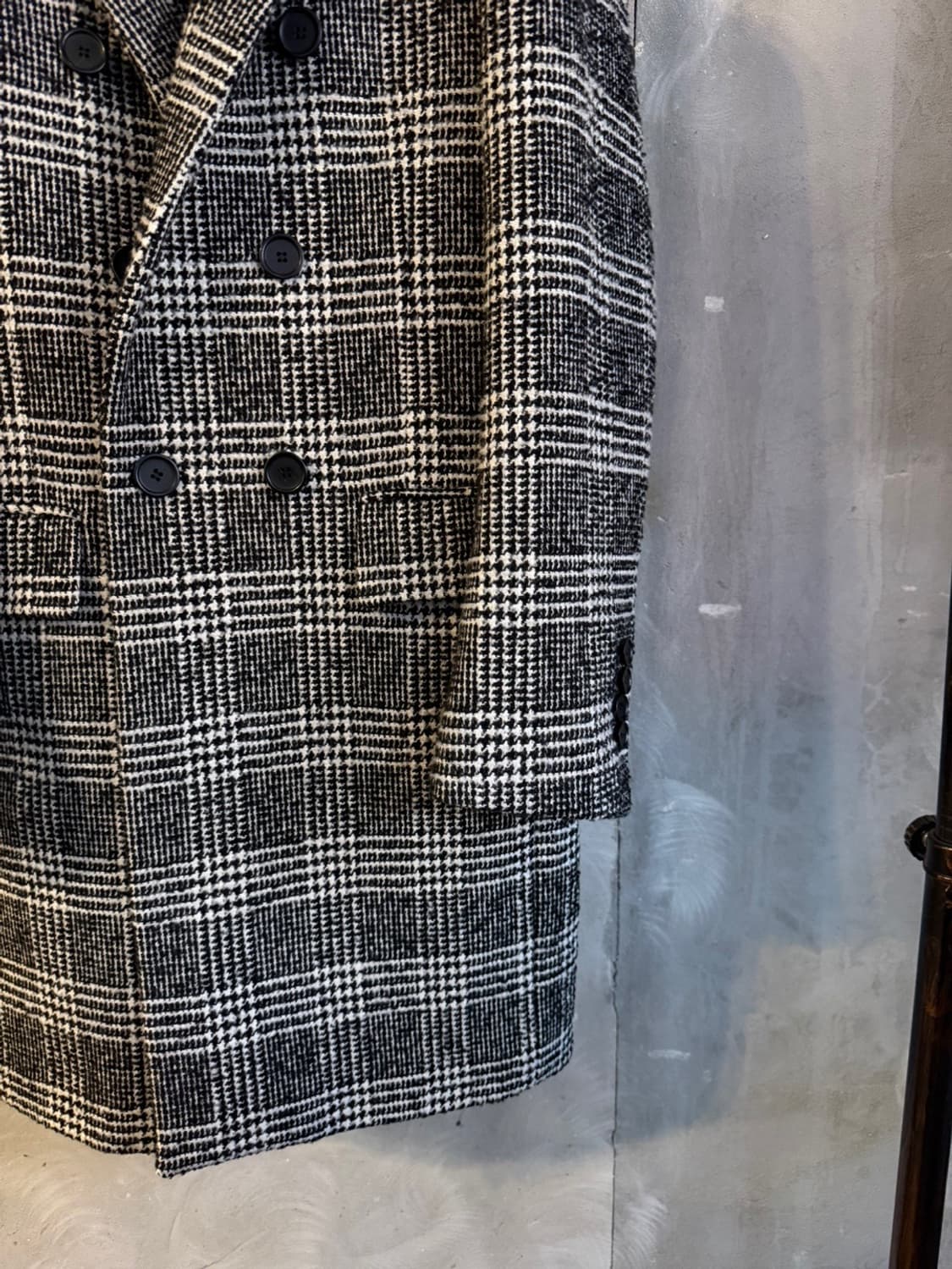 산드로 더블브레스티드 코트 남성100 상품이미지2