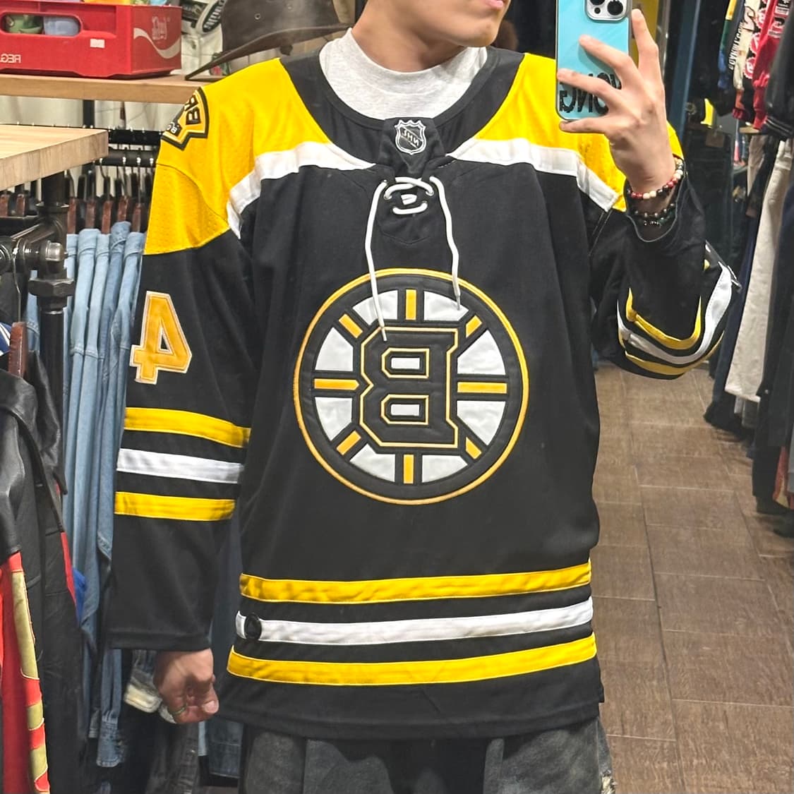 [HI] 아디다스 NHL 긴팔 하키티 블랙 상품이미지1