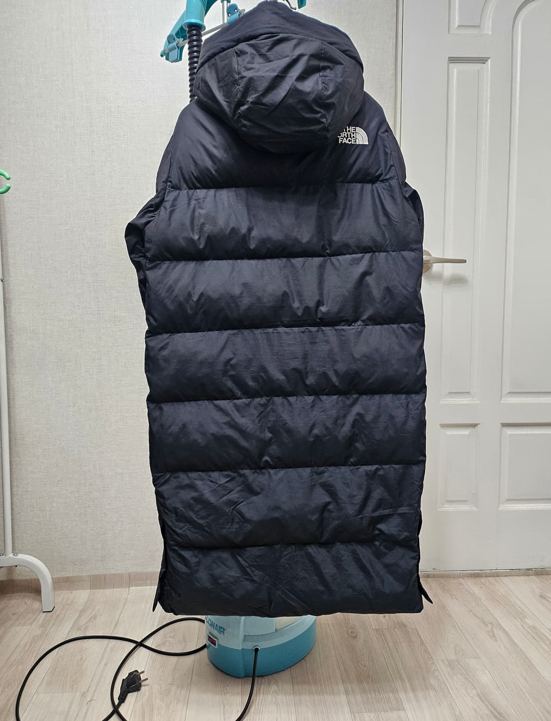 (85~90)XS ☆초대장급☆노스페이스 리버톤 티볼에어 [블랙] 롱패딩 상품이미지8