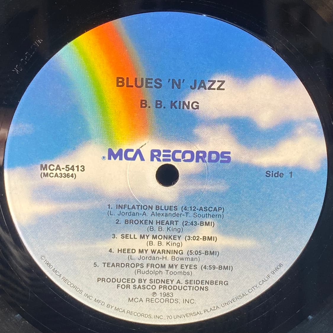 (중고LP-블루스) B.B. King -Blues 'N' Jazz 상품이미지4