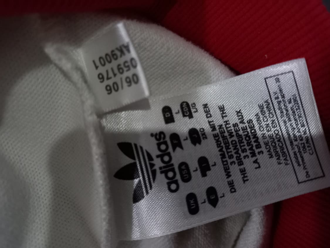 아디다스 도쿄 흰빨 화이트 저지 져지집업 100/L 상품이미지6