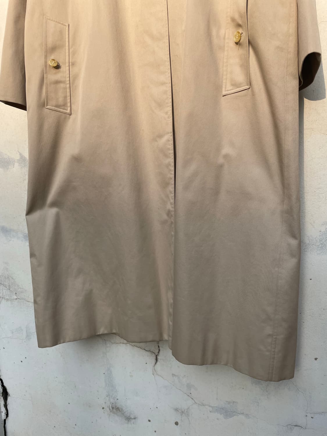 Burberrys Beige Balmacaan Coat  상품이미지3