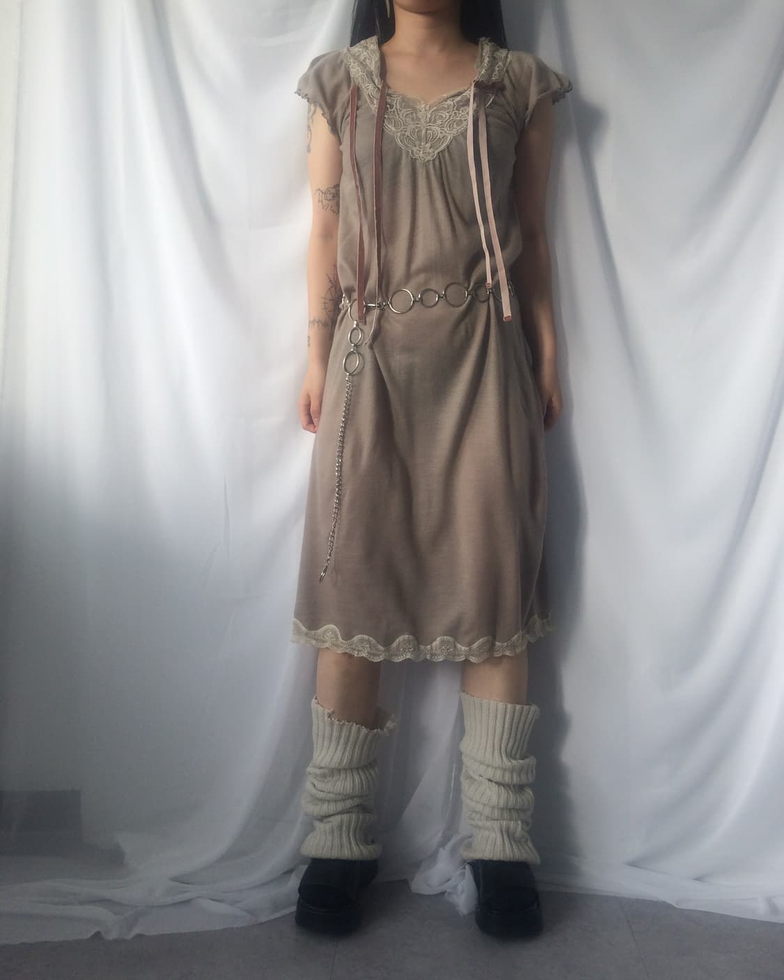 Tied point lace point onepiece 상품이미지10