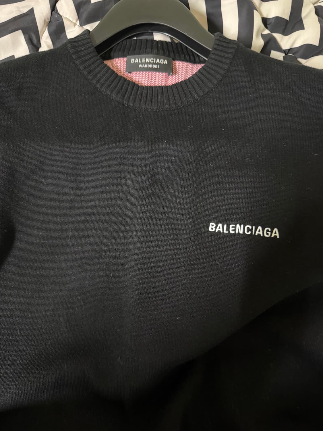 발렌시아가 폴리티컬 캠페인 크루넥 니트 스웨터  L 상품이미지3