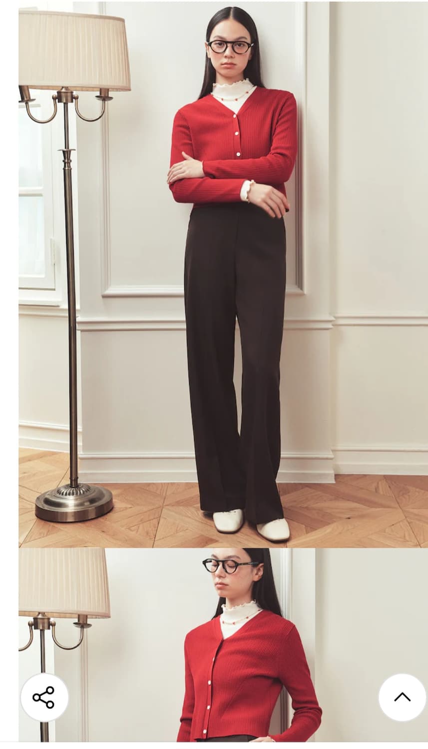 빈폴 레이디스 세미 와이드 슬랙스 상품이미지6