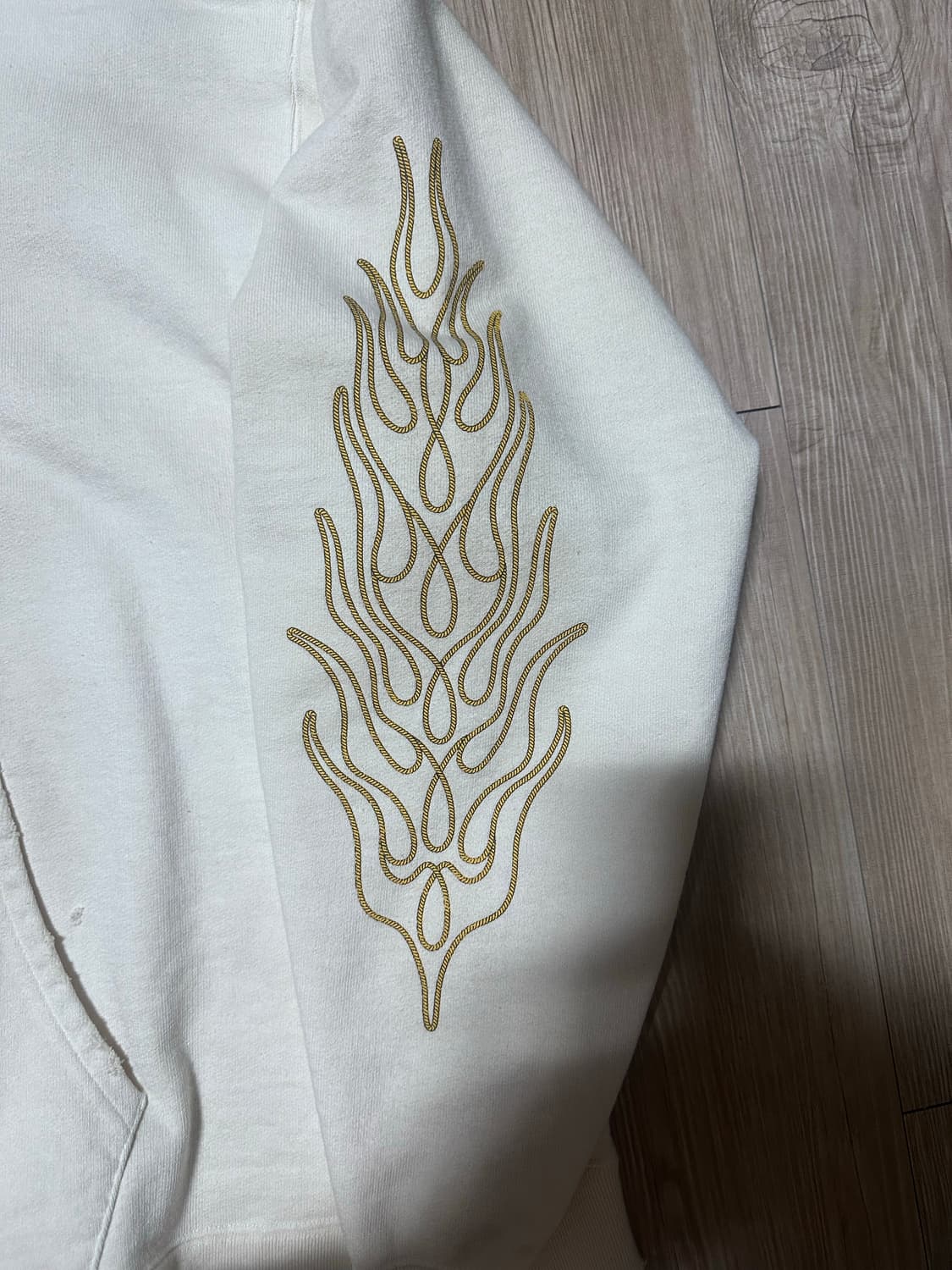 카미야 디스트로이드 후드 집업 아이보리 L 상품이미지5