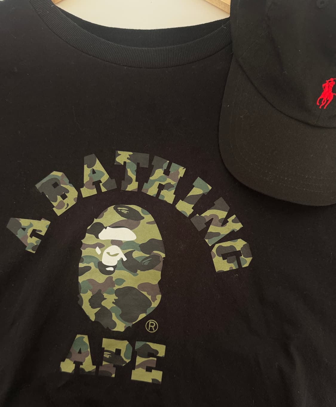 베이프(BAPE)1st Camo College T-shirt   상품이미지1