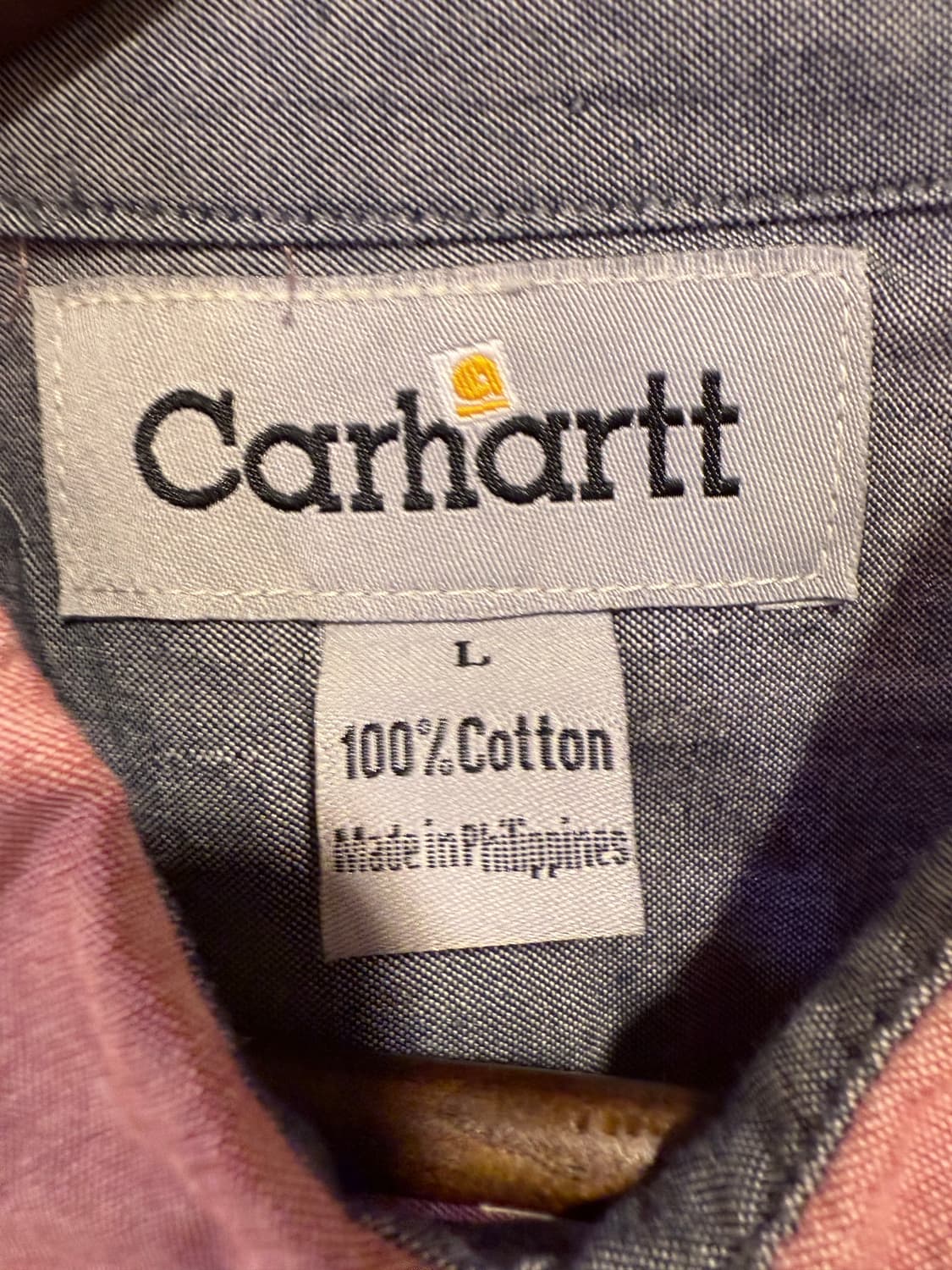 칼하트 핑크 반팔셔츠 상품이미지2