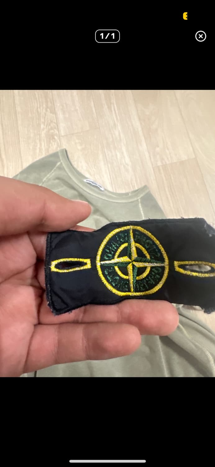 (급처)스톤아일랜드 맨투맨 22ss 올리브색상 상품이미지5