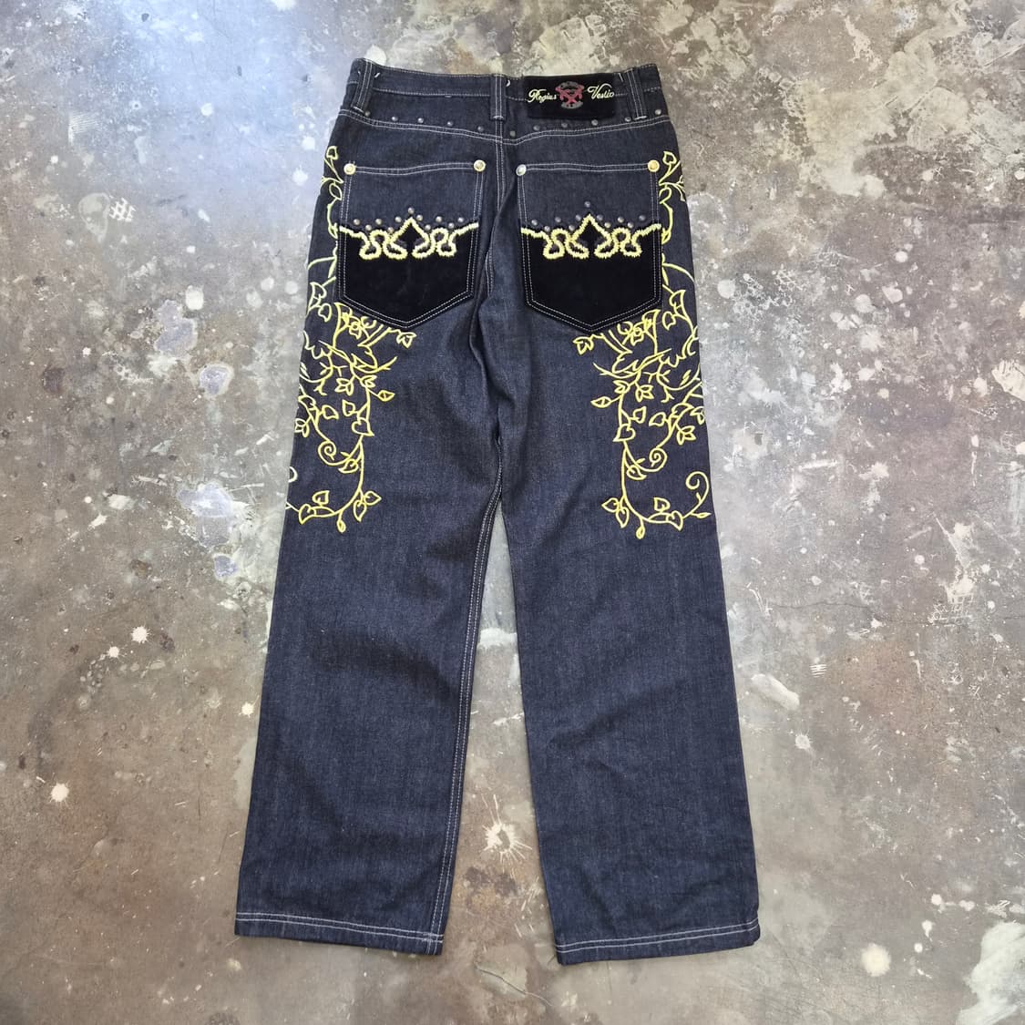 32) 크라운홀더 자수 청바지 데님팬츠 상품이미지3