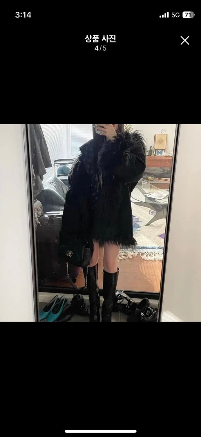 145 office 폭스퍼 무스탕 상품이미지3