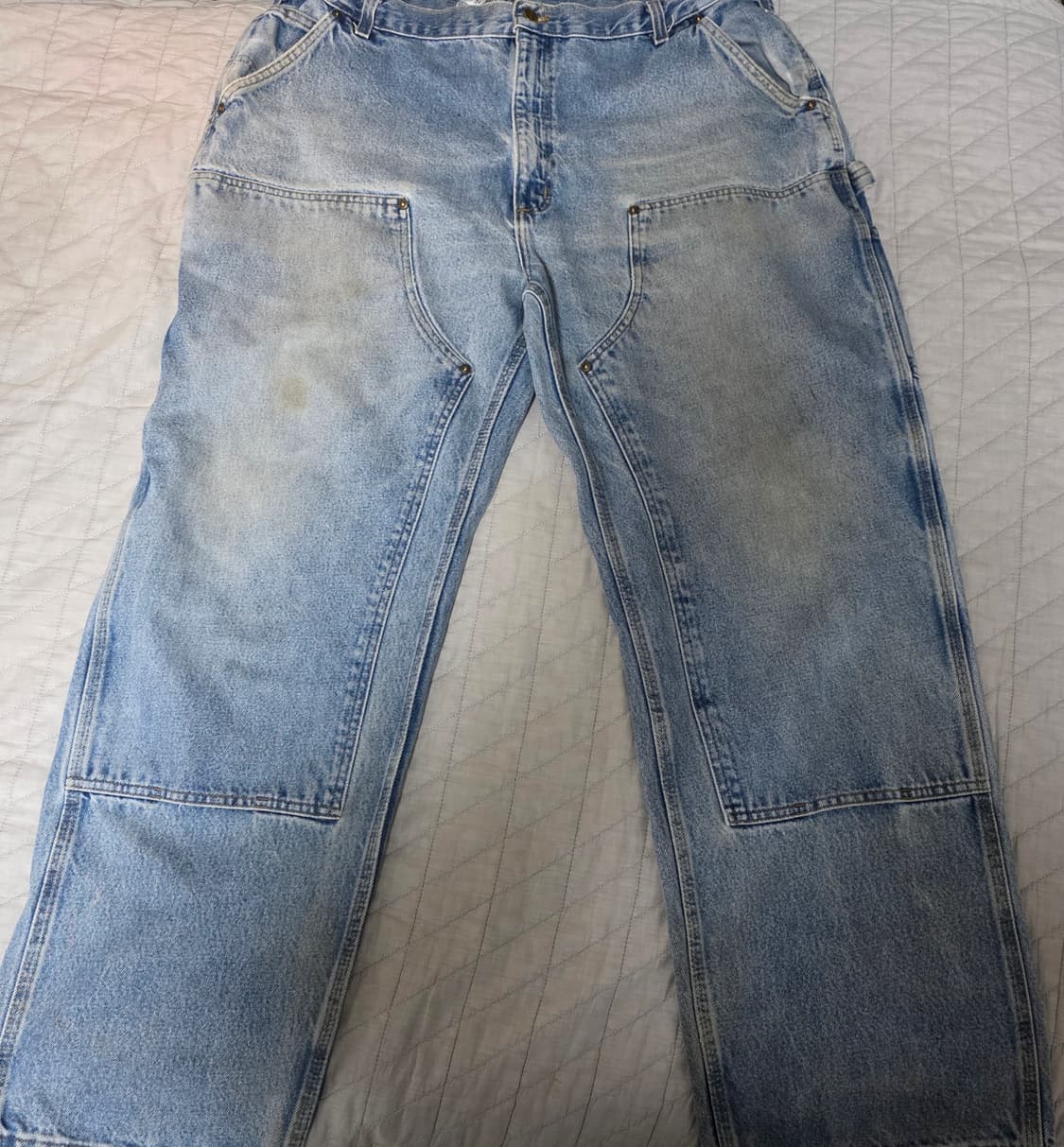 [42X32] 00s 칼하트 더블니 B73 DST 쿨워싱 데님팬츠 B25 상품이미지1