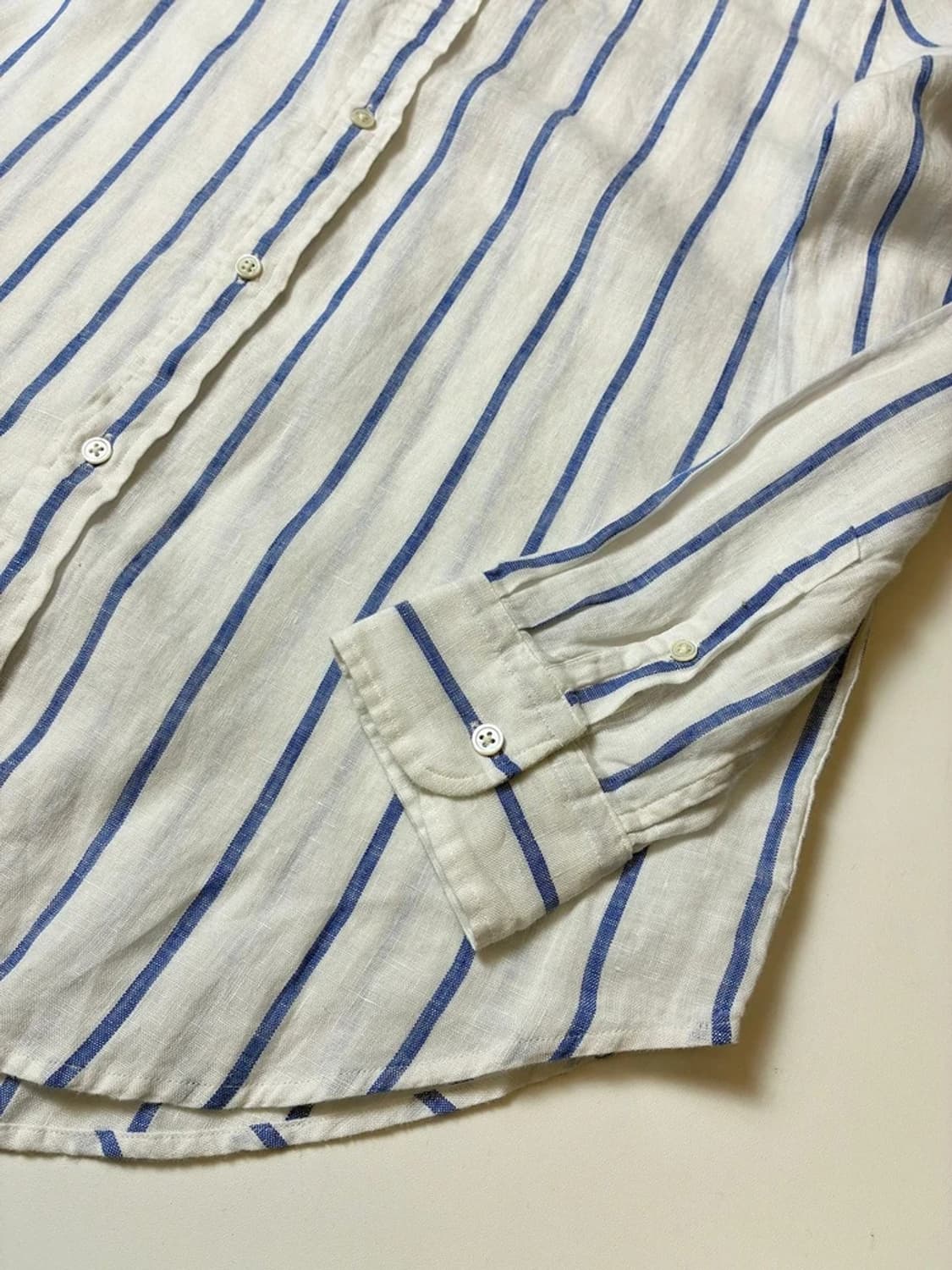 폴로 랄프로렌 화이트탭 신형 100% 린넨 셔츠 PN8410 상품이미지5