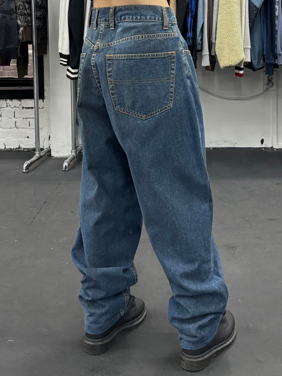 타미 힐피거 올드스쿨 빅로고 데님팬츠 상품이미지5