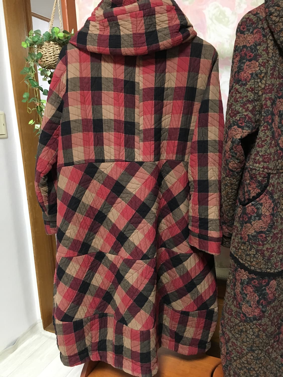 누빔 롱 빈티지 코트 아우터 (퀼팅) 상품이미지4