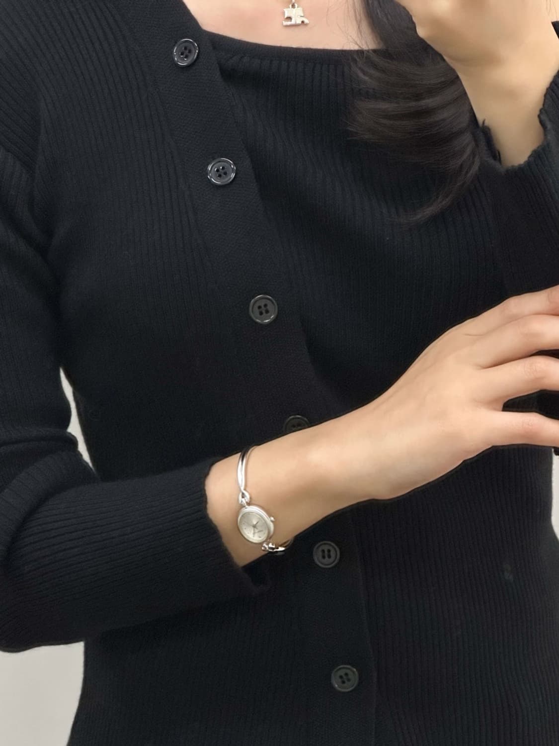 courreges / 꾸레쥬 실버 뱅글 시계  상품이미지8