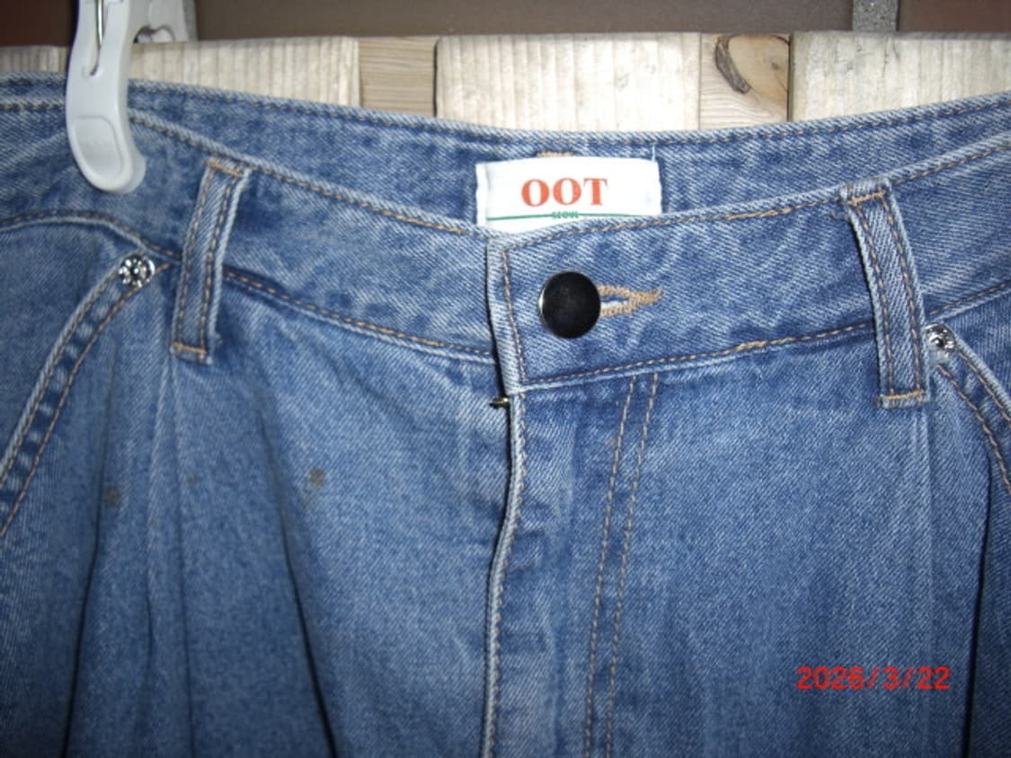 OOT 데님롱 스커트 상품이미지5