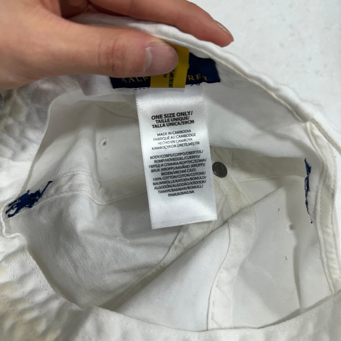 폴로 볼캡 상품이미지5