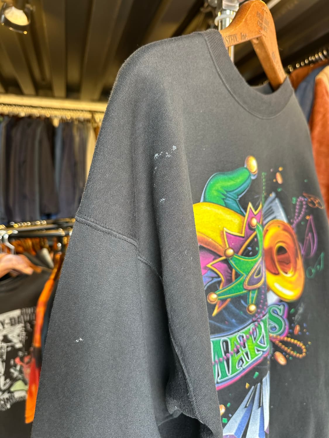 00s 유니버셜스튜디오 페인팅 스웻셔츠 2001 상품이미지5