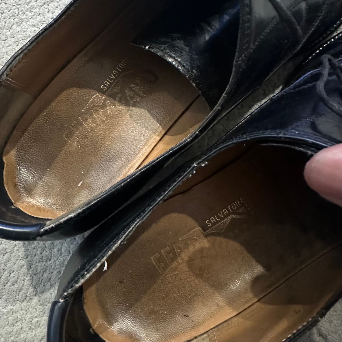 Ferragamo(페라가모) 빈티지 스트레이트 팁 더비 상품이미지6