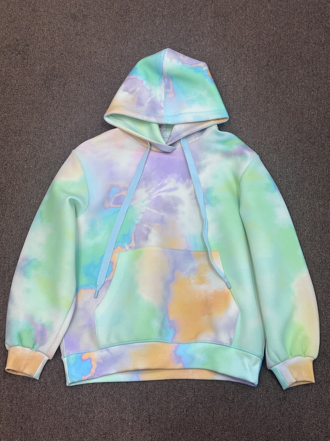 한섬 타임 타이-다이 네오프렌 오버핏 후드 상품이미지1