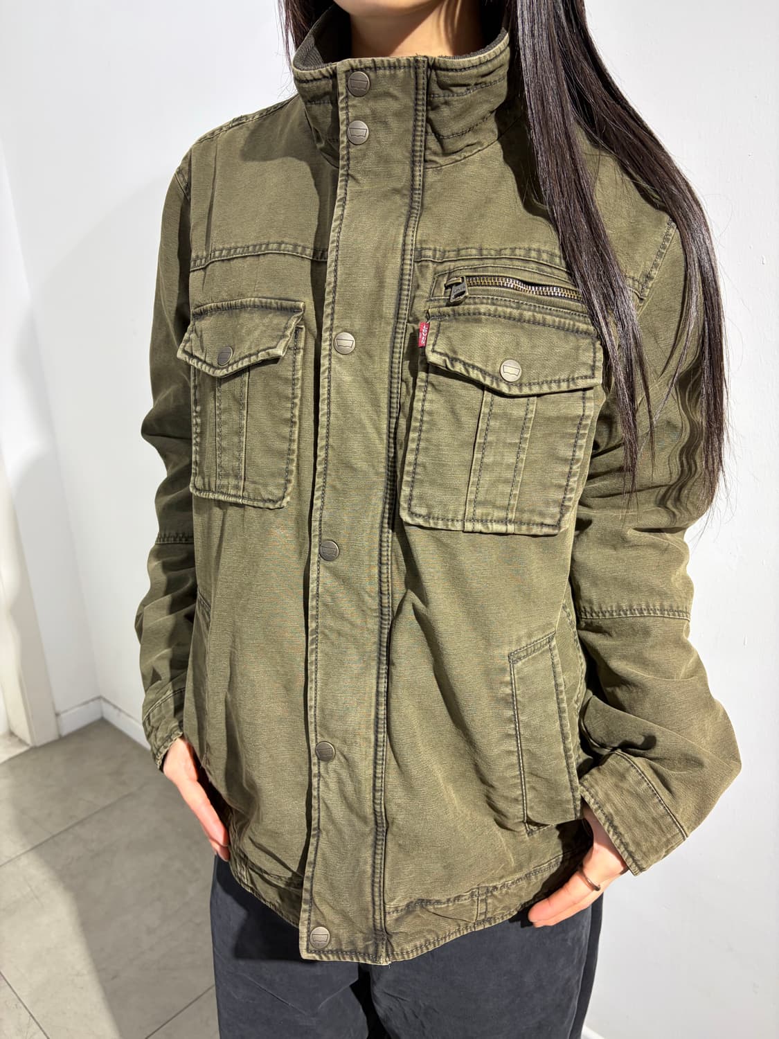 리바이스 워싱 사파리 워크자켓 상품이미지1