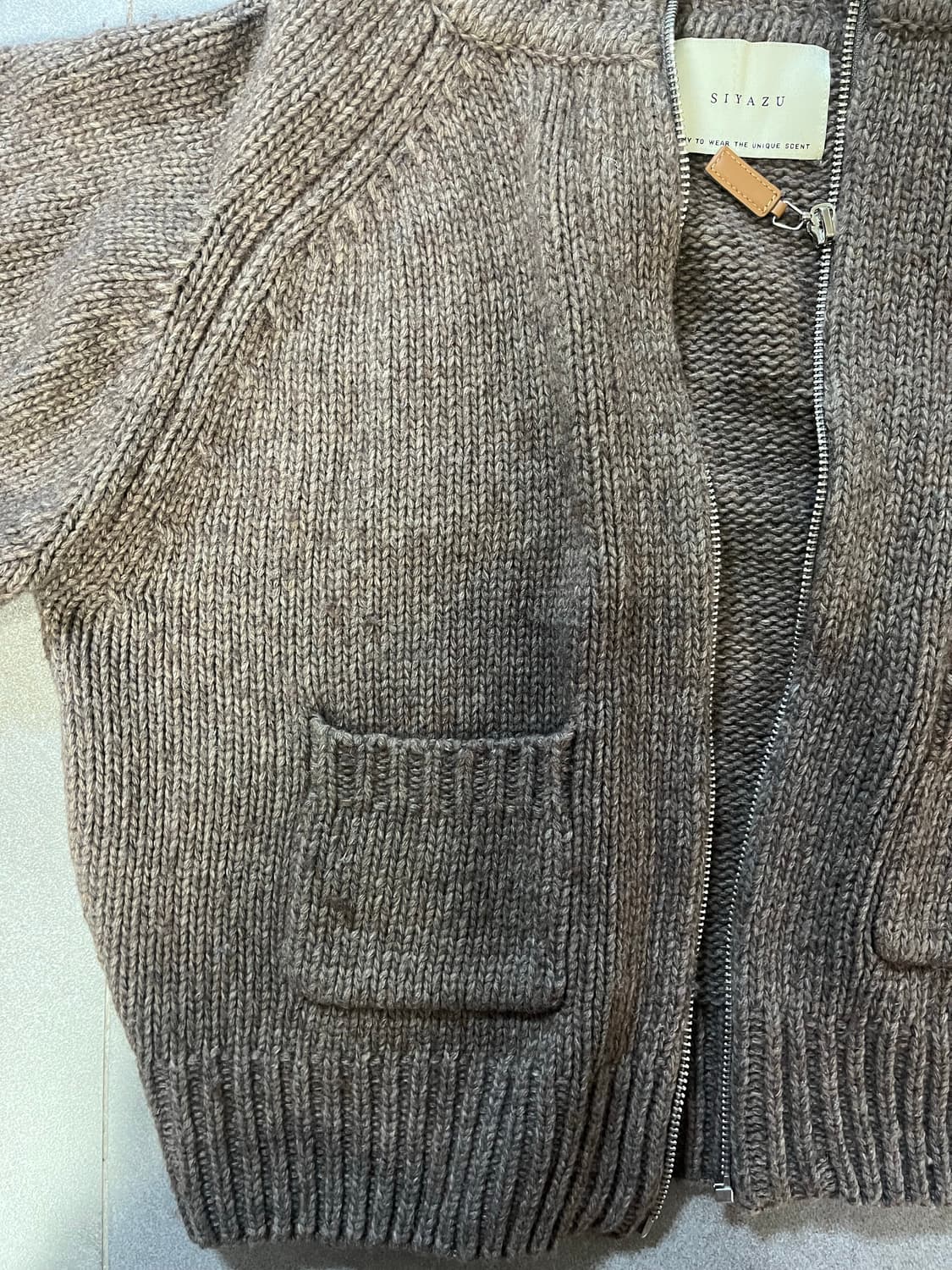 시야쥬 집업니트 상품이미지3