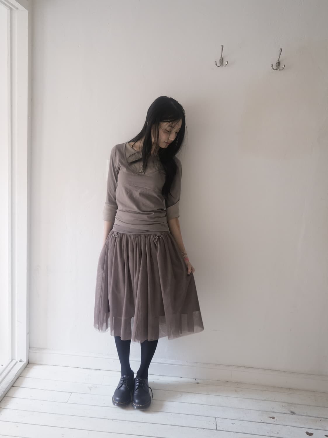인앤양인하모니 튤 스커트 Tulle skirt, taupe 상품이미지4