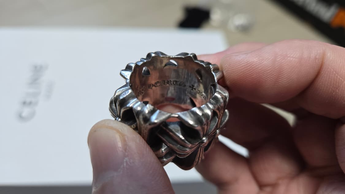 크롬하츠 세메터리 스퀘어 링 상품이미지2