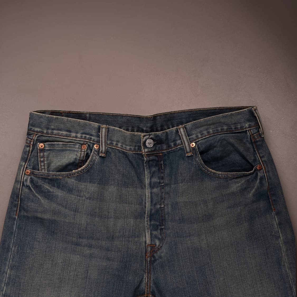 리바이스 501 워싱 데님팬츠 상품이미지2