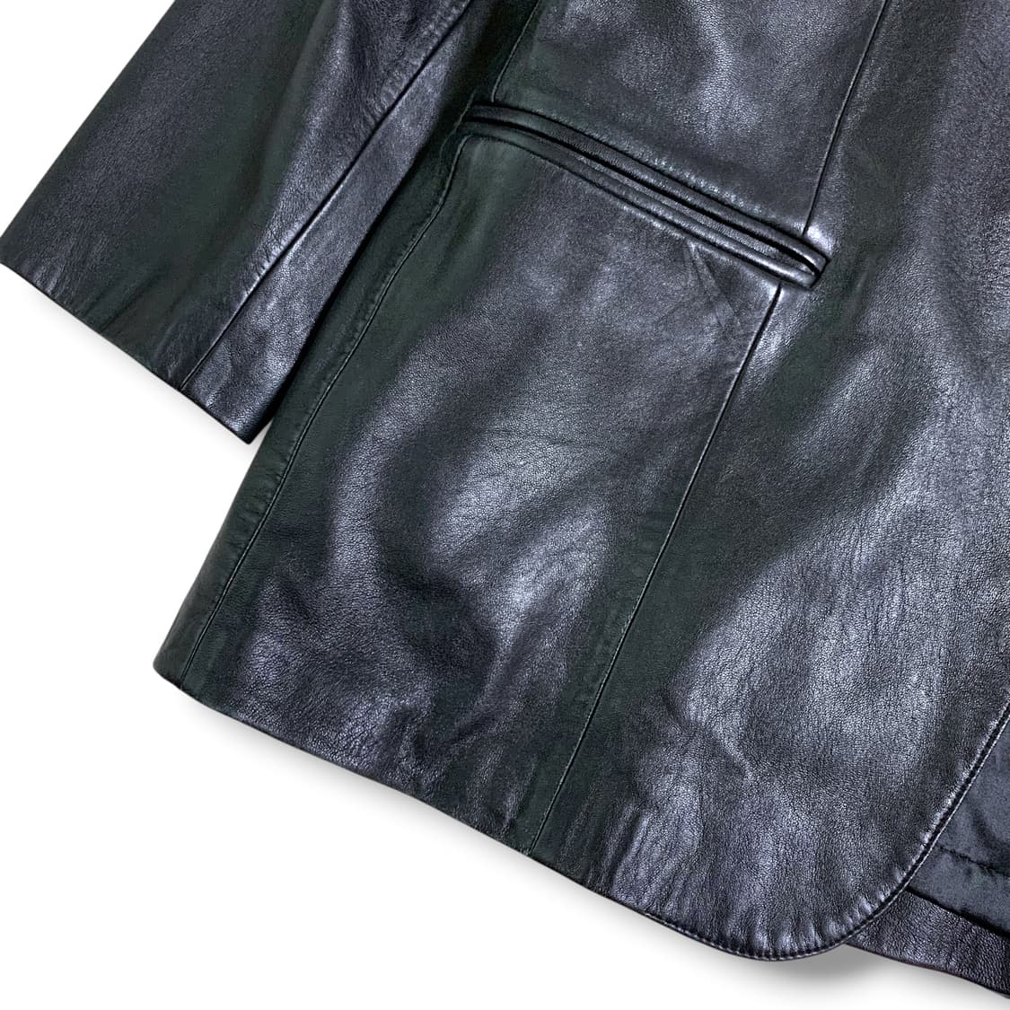 [XL~] 90s Scully Genuine Leather Blazer 상품이미지4