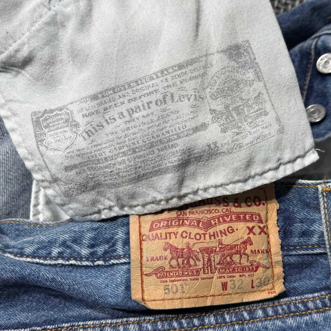 리바이스 501 데님 (old-8412) 상품이미지5