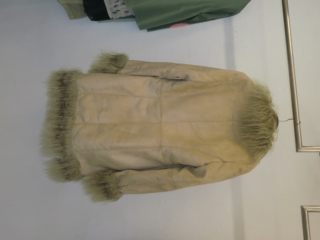 The Beige Fur Trim Coat 상품이미지4