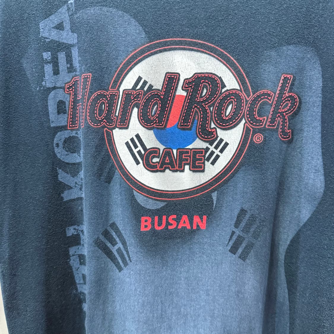 L 하드락카페 Hard Rock CAFE KOREA BUSAN 반팔 티셔 상품이미지4