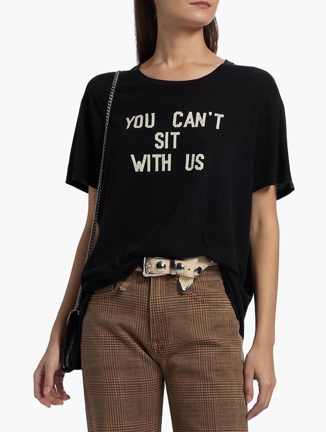 R13 티셔츠 캐시미어 새제품 you can’t sit with us 상품이미지3