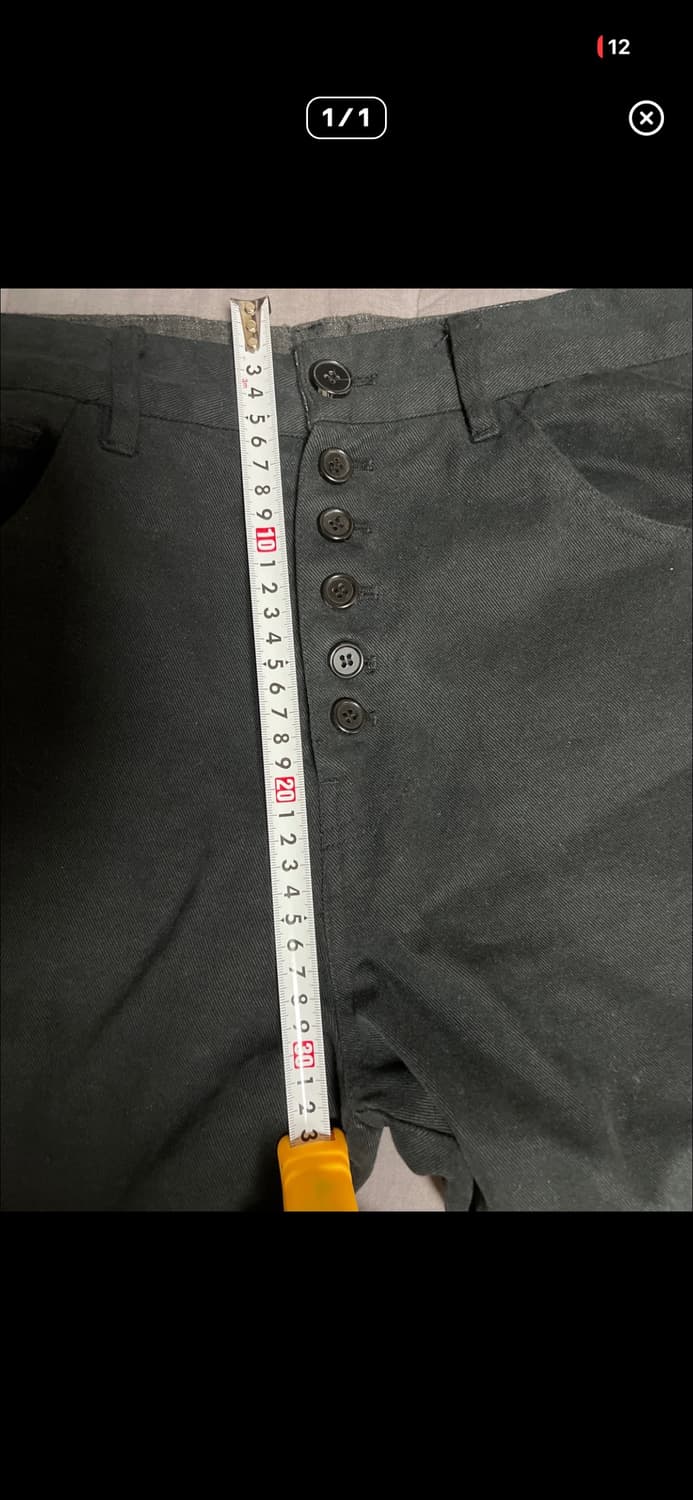 버튼플라이 레더 팬츠 상품이미지5