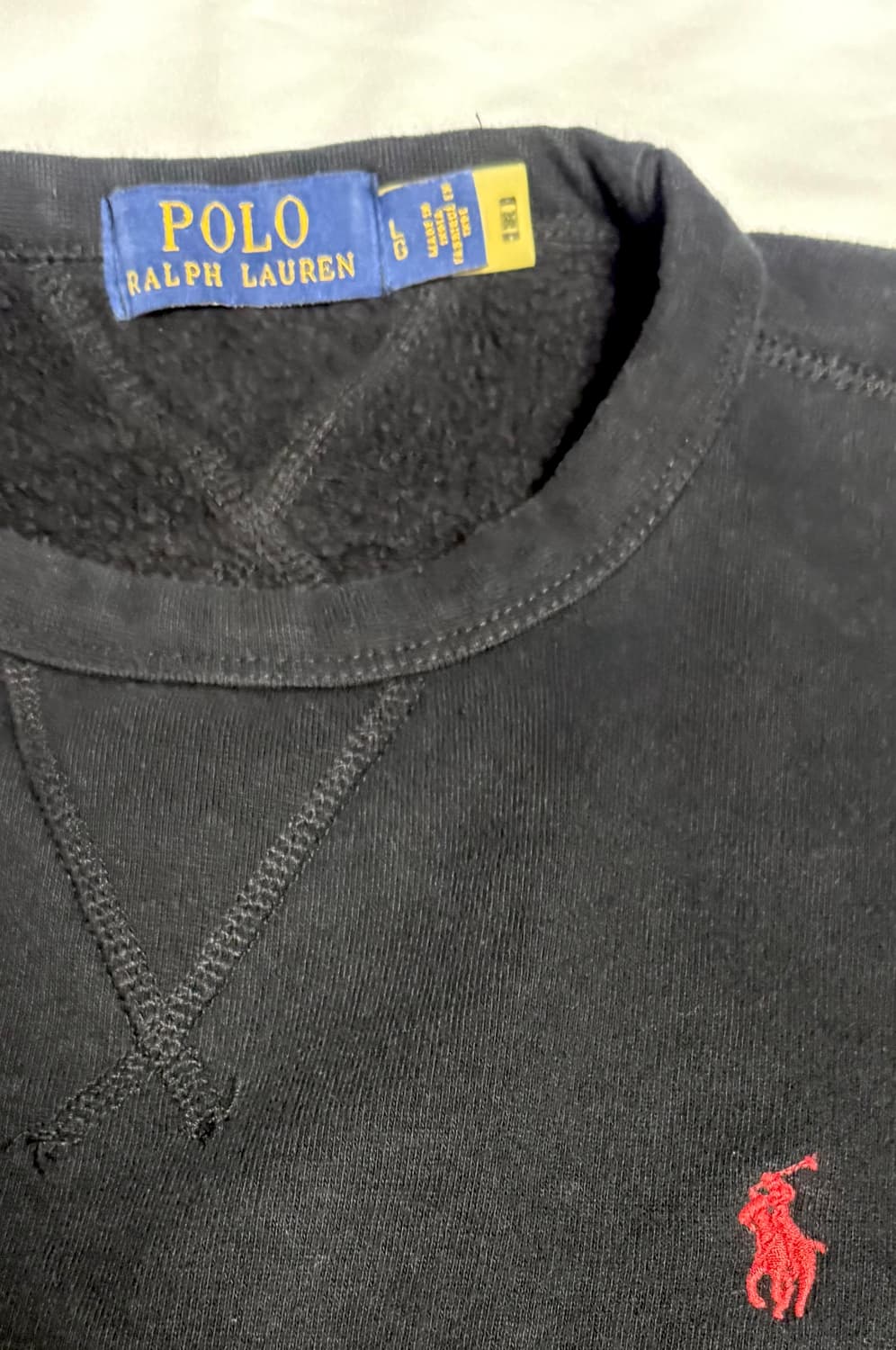 폴로랄프로렌 Fleece Sweatshirt Black L 상품이미지2