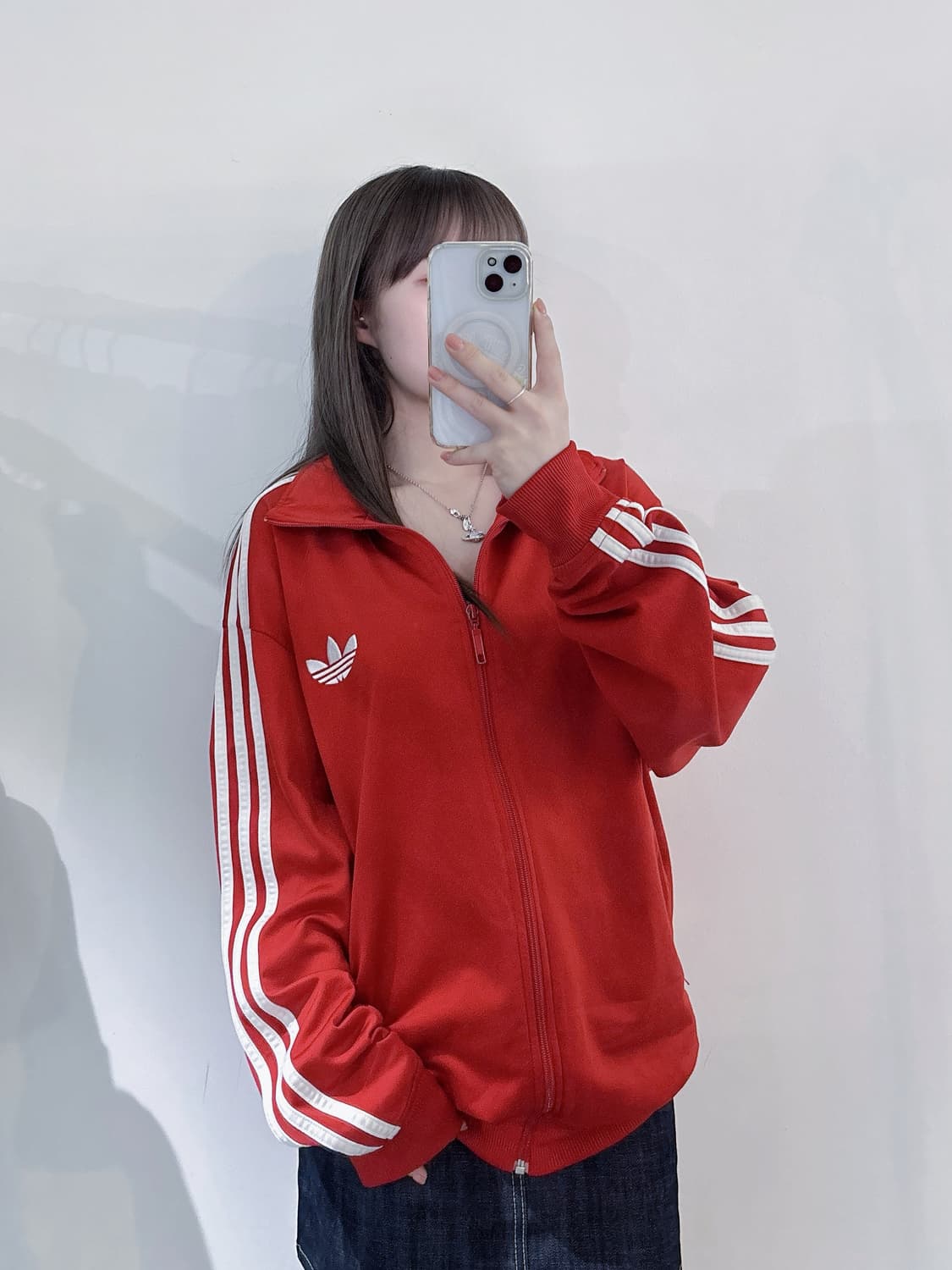 아디다스 파이어버드 레드 트랙탑 상품이미지1