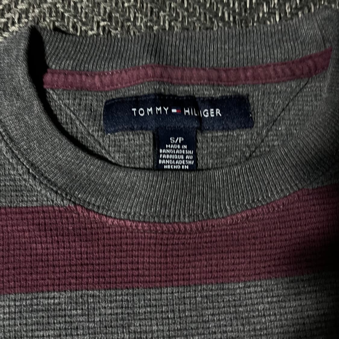 [S] TOMMY HILFIGER 타미힐피거 단가라 와플티 상품이미지4