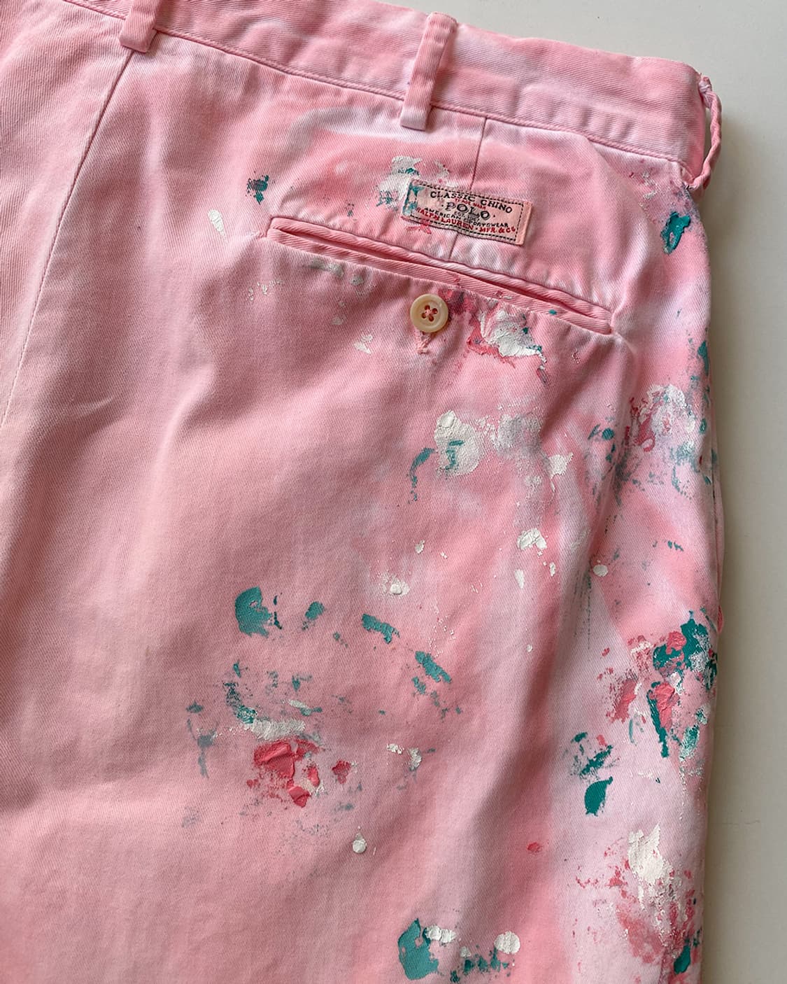 폴로 다잉 페인팅 핑크 치노 팬츠 상품이미지9