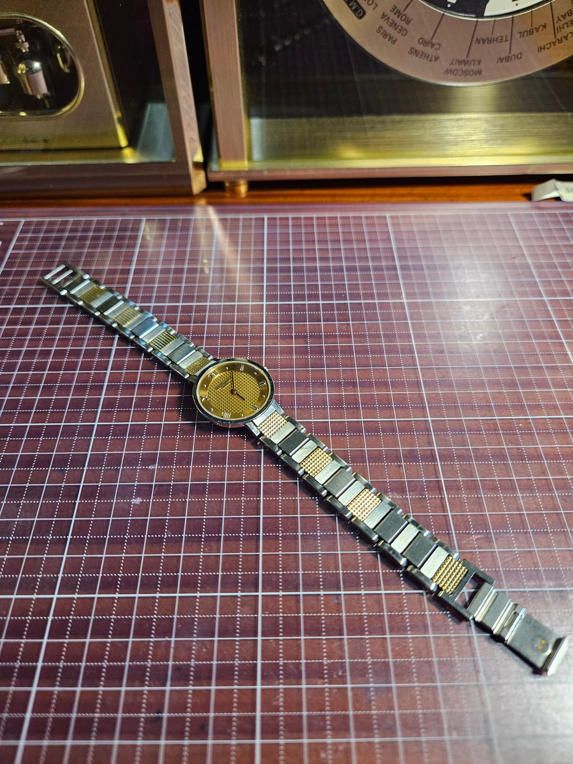 st듀퐁 스위스 메이드 쿼츠시계 여성 콤비 상품이미지5