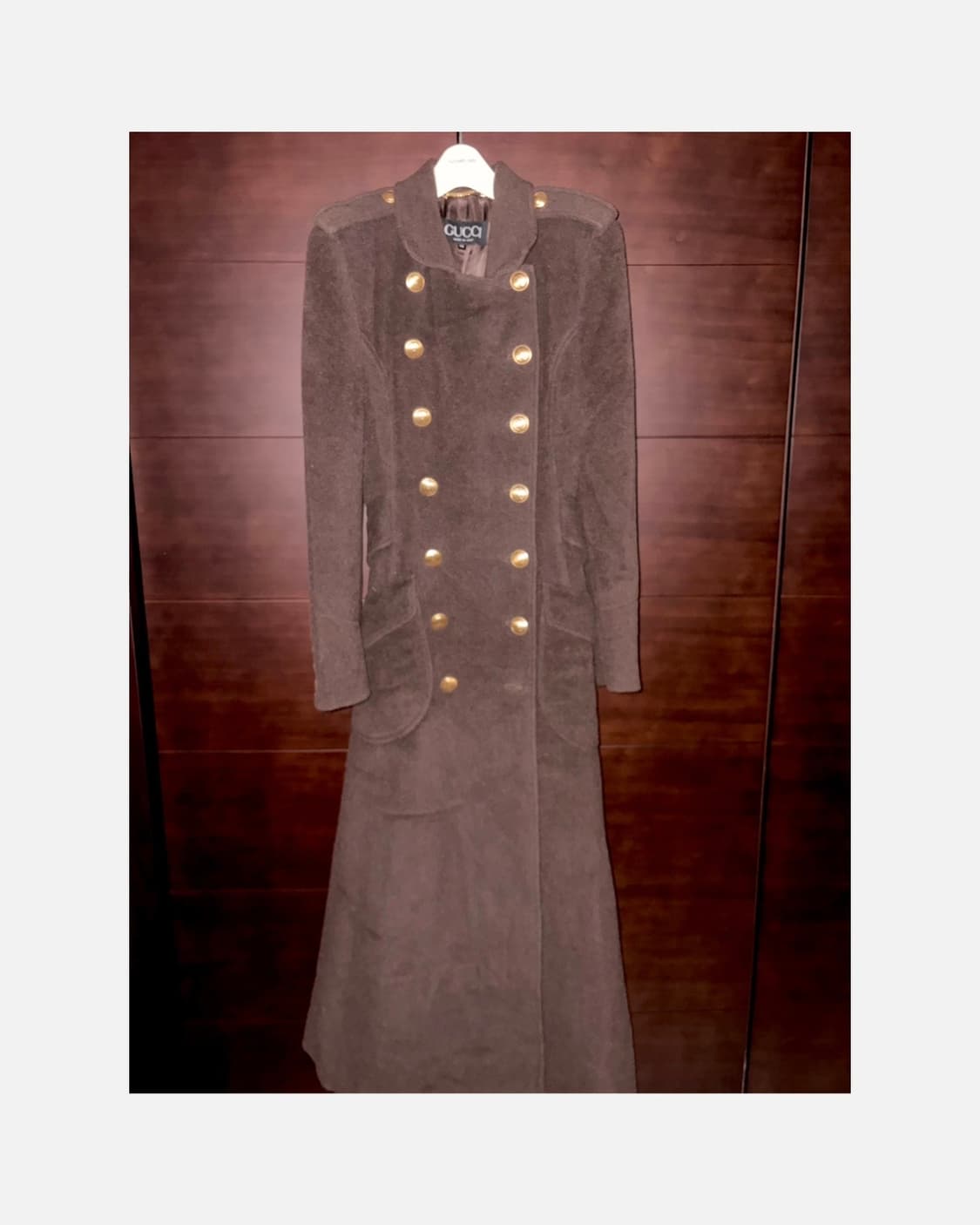 94AW Gucci by Tom Ford 나폴레옹 롱코트 상품이미지1